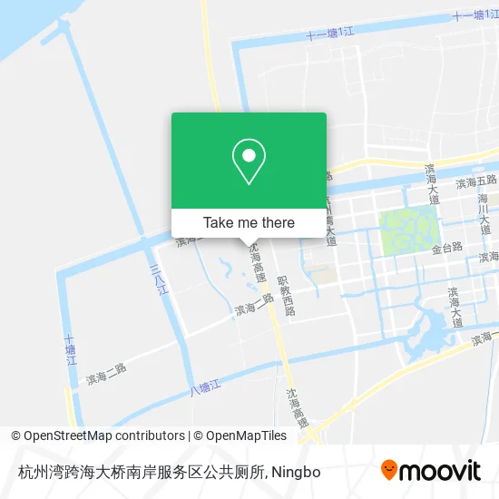 杭州湾跨海大桥南岸服务区公共厕所 map