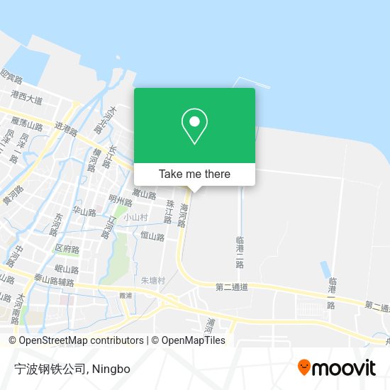 宁波钢铁公司 map