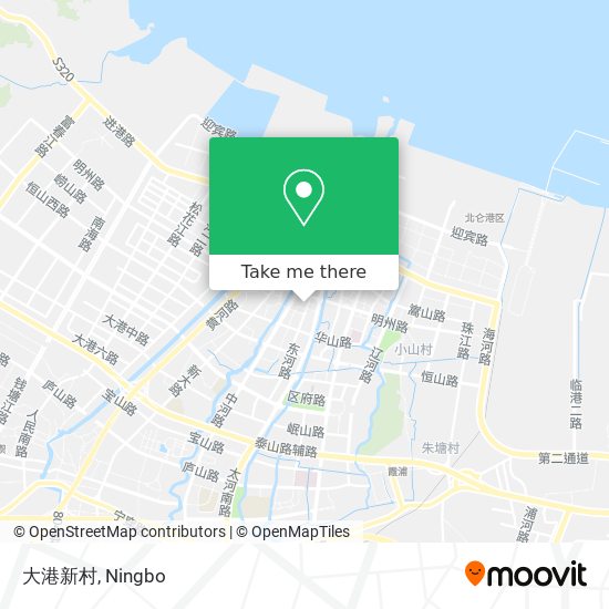 大港新村 map