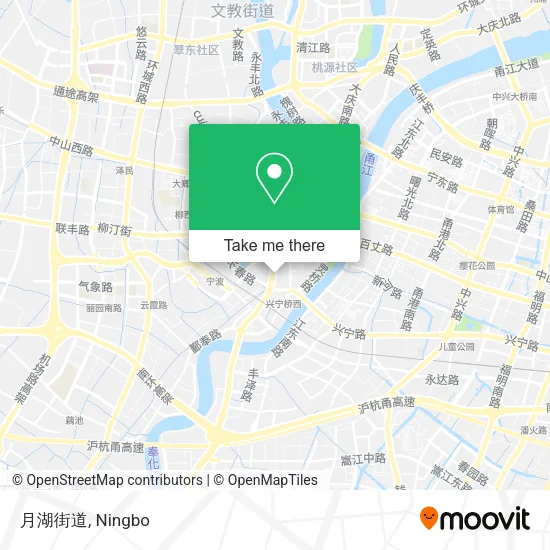 月湖街道 map