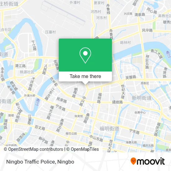Ningbo Traffic Police map
