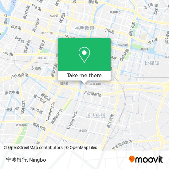 宁波银行 map