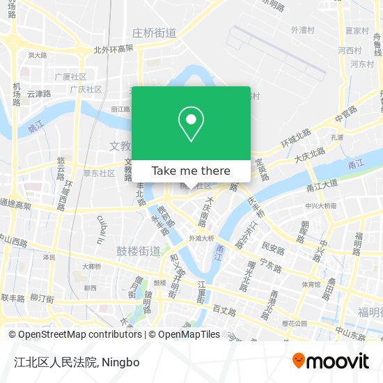 江北区人民法院 map