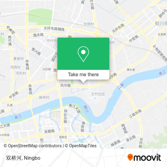 双桥河 map