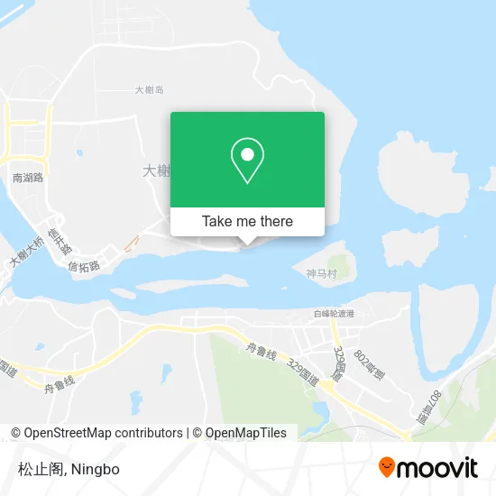 松止阁 map