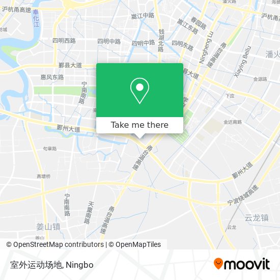 室外运动场地 map