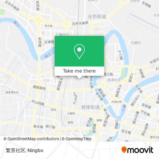 繁景社区 map