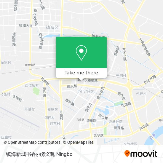镇海新城书香丽景2期 map