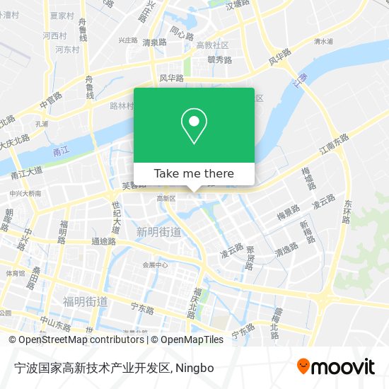 宁波国家高新技术产业开发区 map