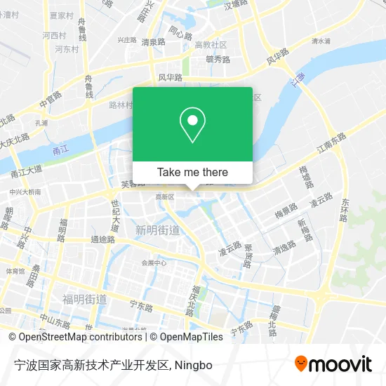 宁波国家高新技术产业开发区 map