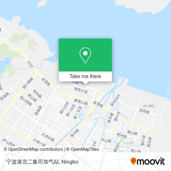 宁波港北二集司加气站 map