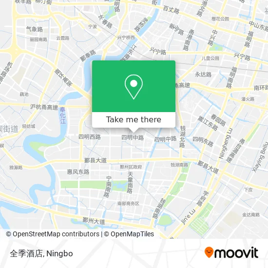 全季酒店 map