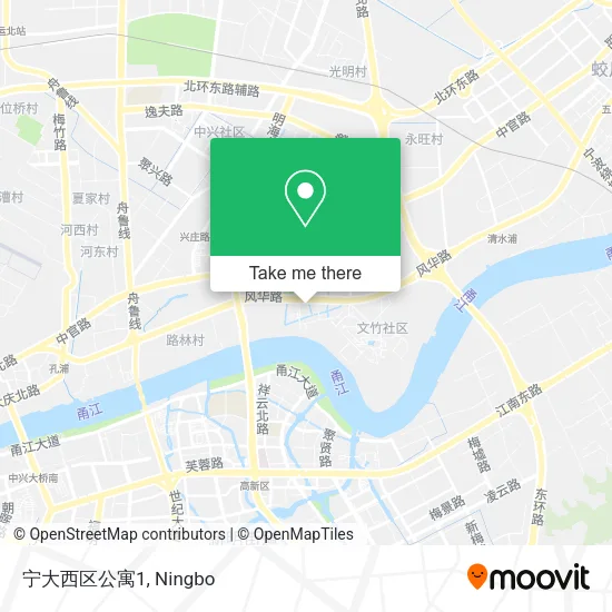 宁大西区公寓1 map