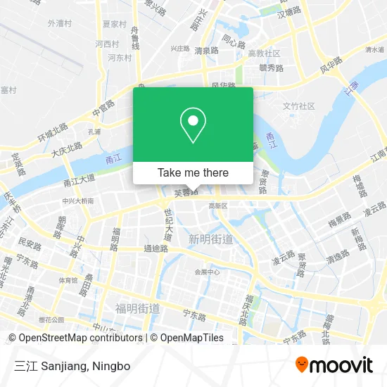 三江 Sanjiang map