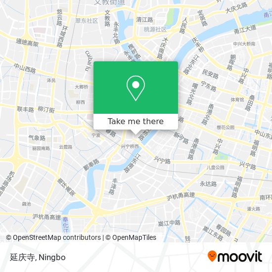 延庆寺 map