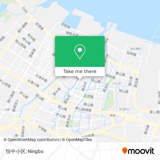 恒中小区 map