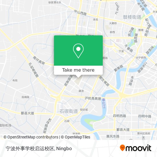 宁波外事学校启运校区 map