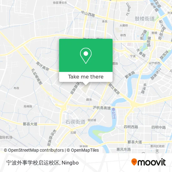 宁波外事学校启运校区 map