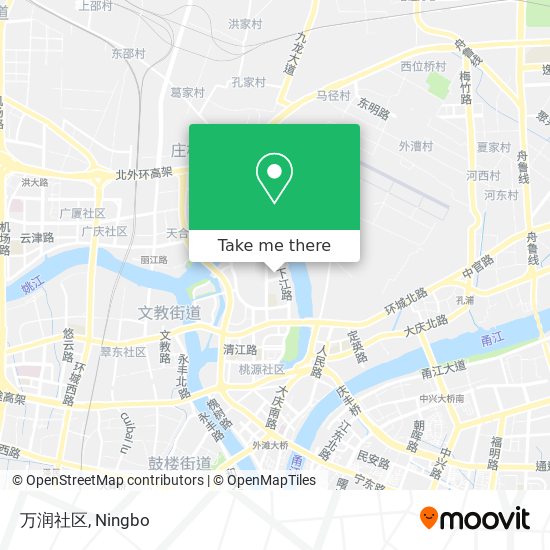 万润社区 map