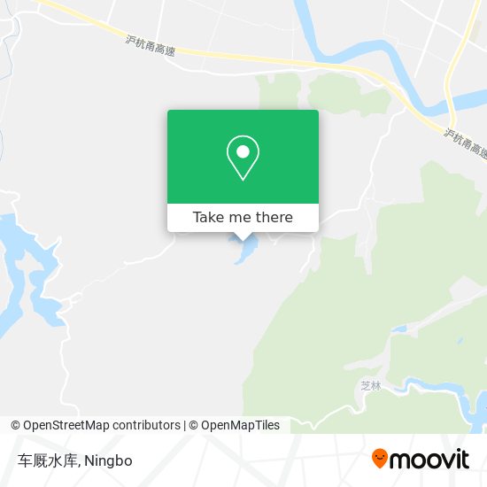 车厩水库 map