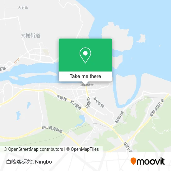 白峰客运站 map
