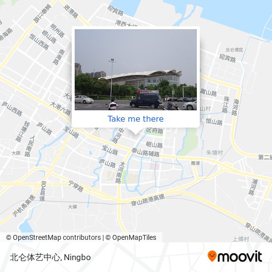 北仑体艺中心 map