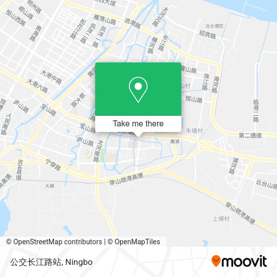 公交长江路站 map