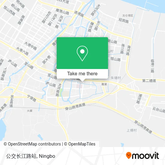 公交长江路站 map