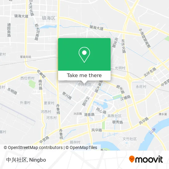 中兴社区 map