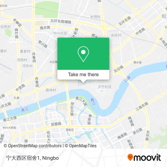 宁大西区宿舍1 map