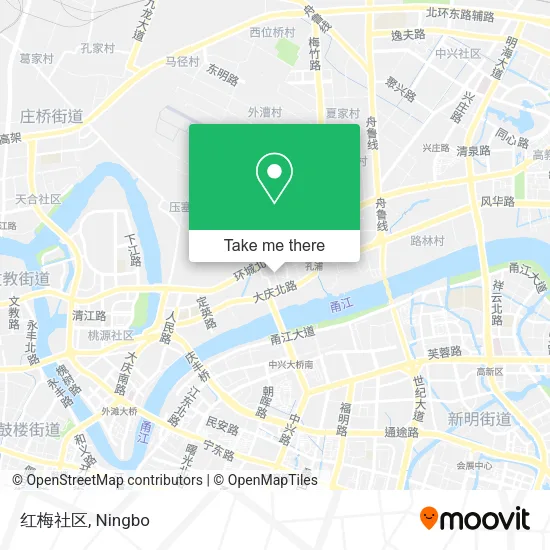 红梅社区 map