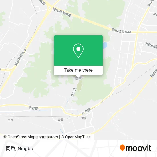同岙 map