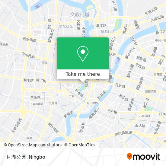 月湖公园 map