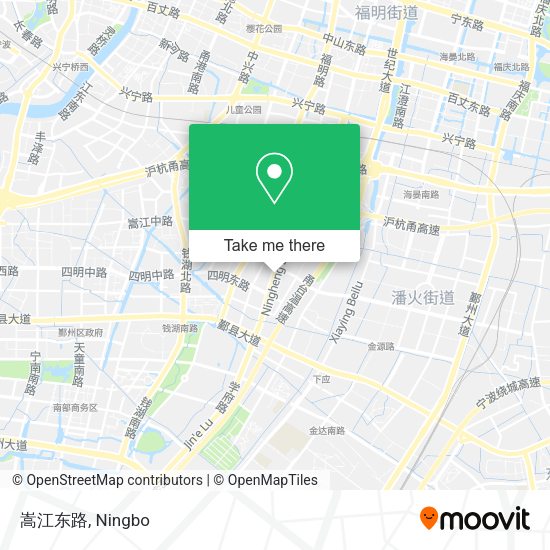 嵩江东路 map