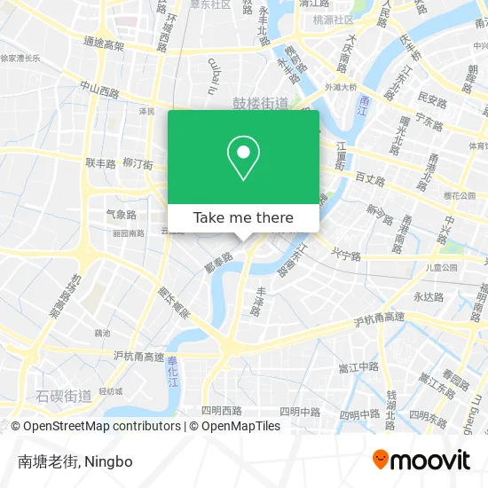 南塘老街 map