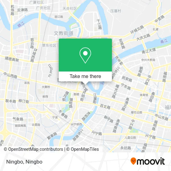 Ningbo map