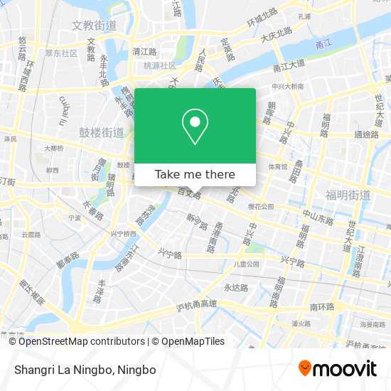 Shangri La Ningbo map