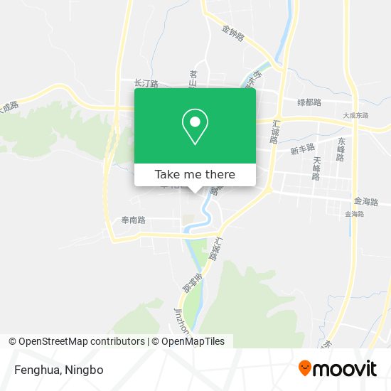 Fenghua map