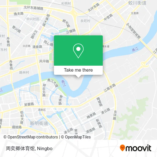 周奕卿体育馆 map