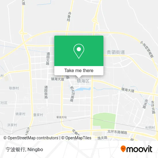 宁波银行 map