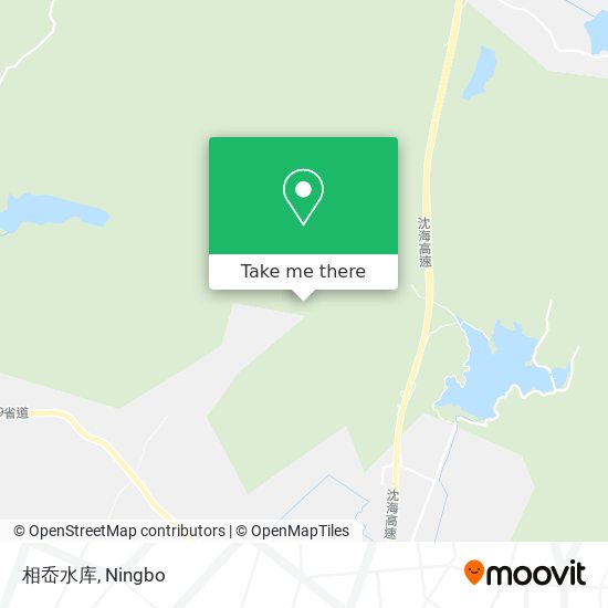 相岙水库 map