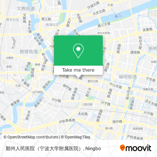 鄞州人民医院（宁波大学附属医院） map