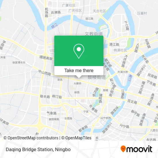 Daqing Bridge Station map