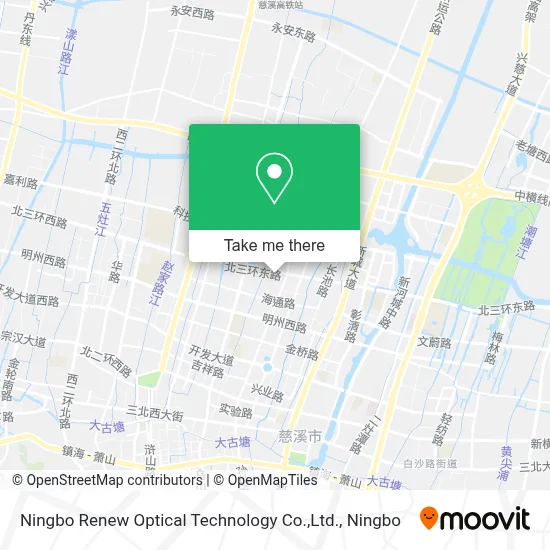 Ningbo Renew Optical Technology Co.,Ltd. map