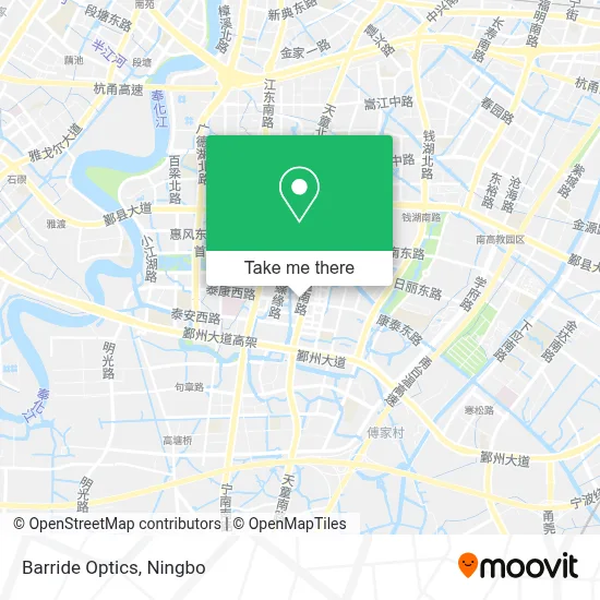 Barride Optics map