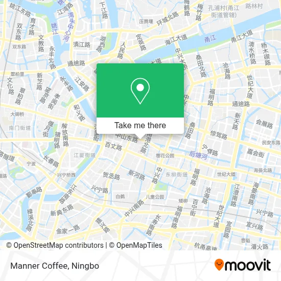 Manner Coffee map