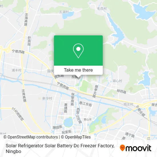 Solar Refrigerator Solar Battery Dc Freezer Factory map