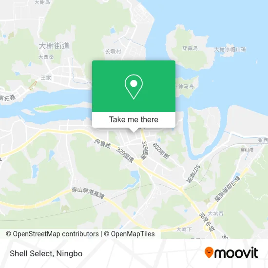 Shell Select map