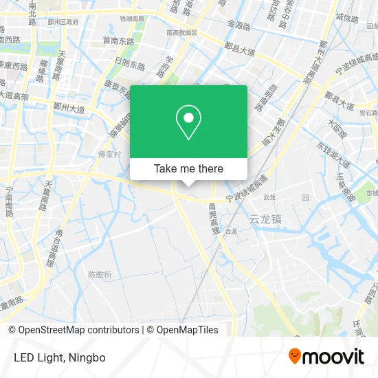 LED Light map