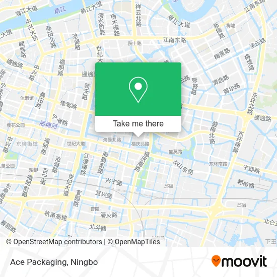 Ace Packaging map